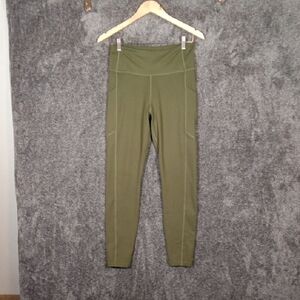 Figs High-Waisted Leggings Performance Limited Edition Dark Green Womens Medium